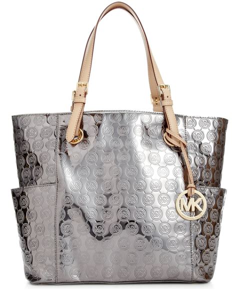 shiny michael kors tote|Michael Kors ladies tote bag.